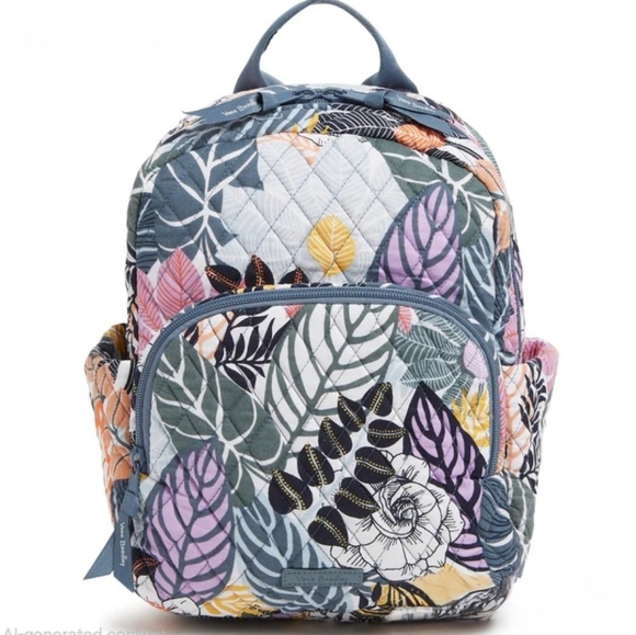 Vera Bradley Handbags - NWT Vera Bradley Floral Quilted Women's Backpack
